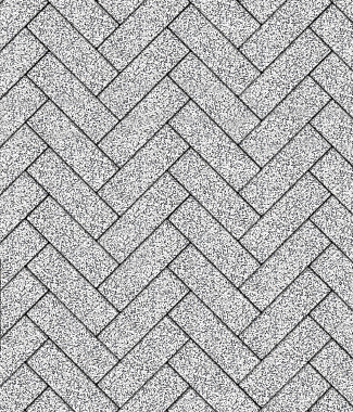 Тротуарная плитка ПРЯМОУГОЛЬНИК - Стоунмикс Белый с черным